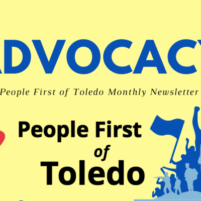 A banner header of People First of Toledo's July 2025 newsletter.